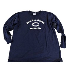 Deer Hill - Navy T-Shirt - Long Sleeve